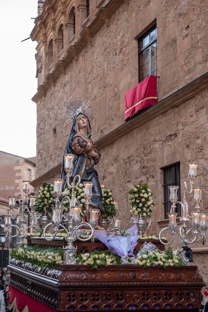 Procissão da Semana Santa em Salamanca, Espanha