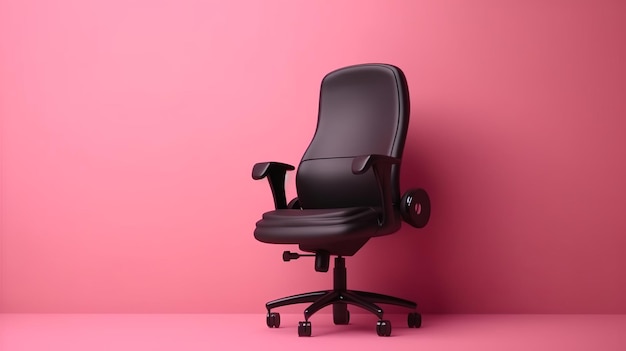 Procurando uma nova cadeira de escritório de trabalho isolada, estamos contratando o conceito Generative Ai