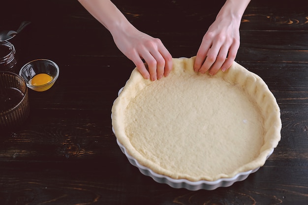 Producción paso a paso de tarta de fresa