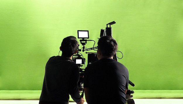 Producción de video detrás de escena Realización de una película comercial para televisión que el equipo de filmación team lightman