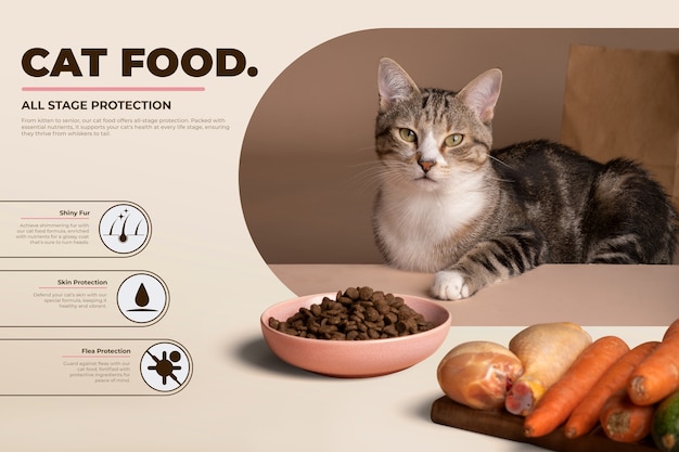 Producto para la alimentación de gatos