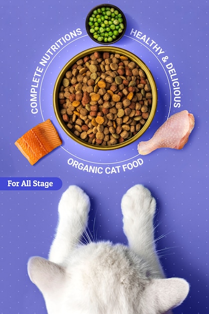 Foto producto para la alimentación de gatos