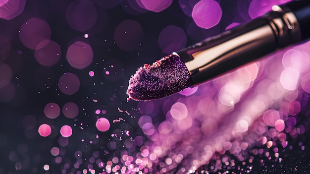 Foto producto de belleza y cosméticos textura maquillaje brillo brillante rubor sombra de ojos polvo como fondo cosmético de lujo abstracto