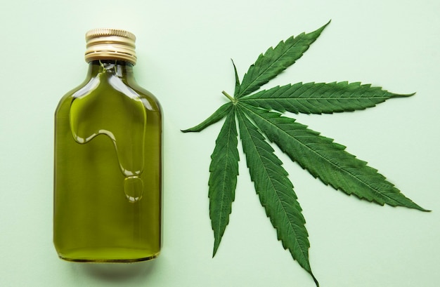 Producto cosmético del cannabis de la tintura del cáñamo del aceite de CBD para el cuidado de la piel