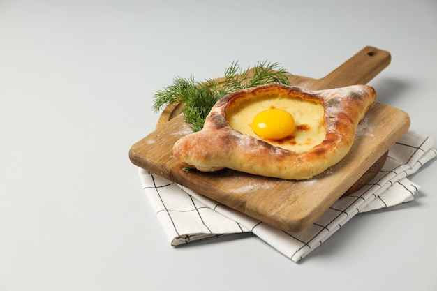 Producto de harina de comida de la cocina georgiana nacional Khachapuri