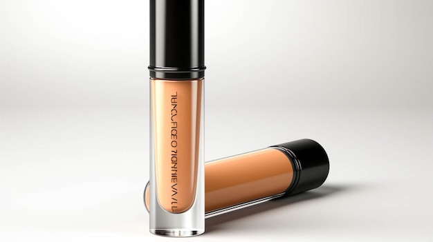 Foto producto de maquillaje corrector aislado en blanco