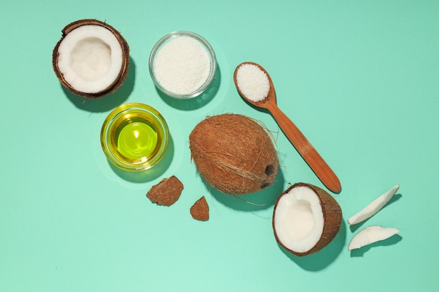 Producto para procedimientos de belleza cuidado de la piel y el cuerpo aceite de coco