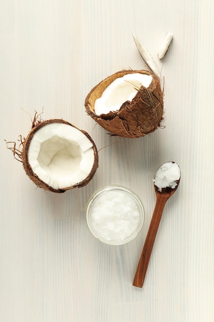 Producto para procedimientos de belleza cuidado de la piel y el cuerpo aceite de coco