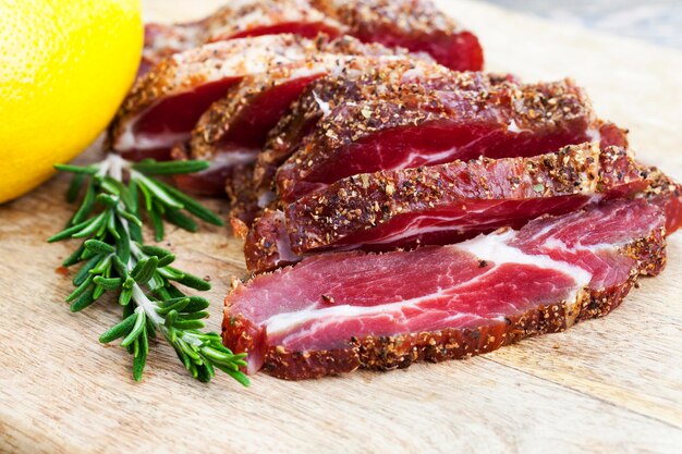 productos a base de carne fresca