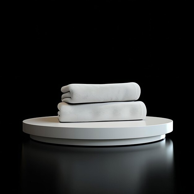 Productos de Formica con acabado liso y duradero Concepto de diseño de diseño creativo de dos niveles de podio
