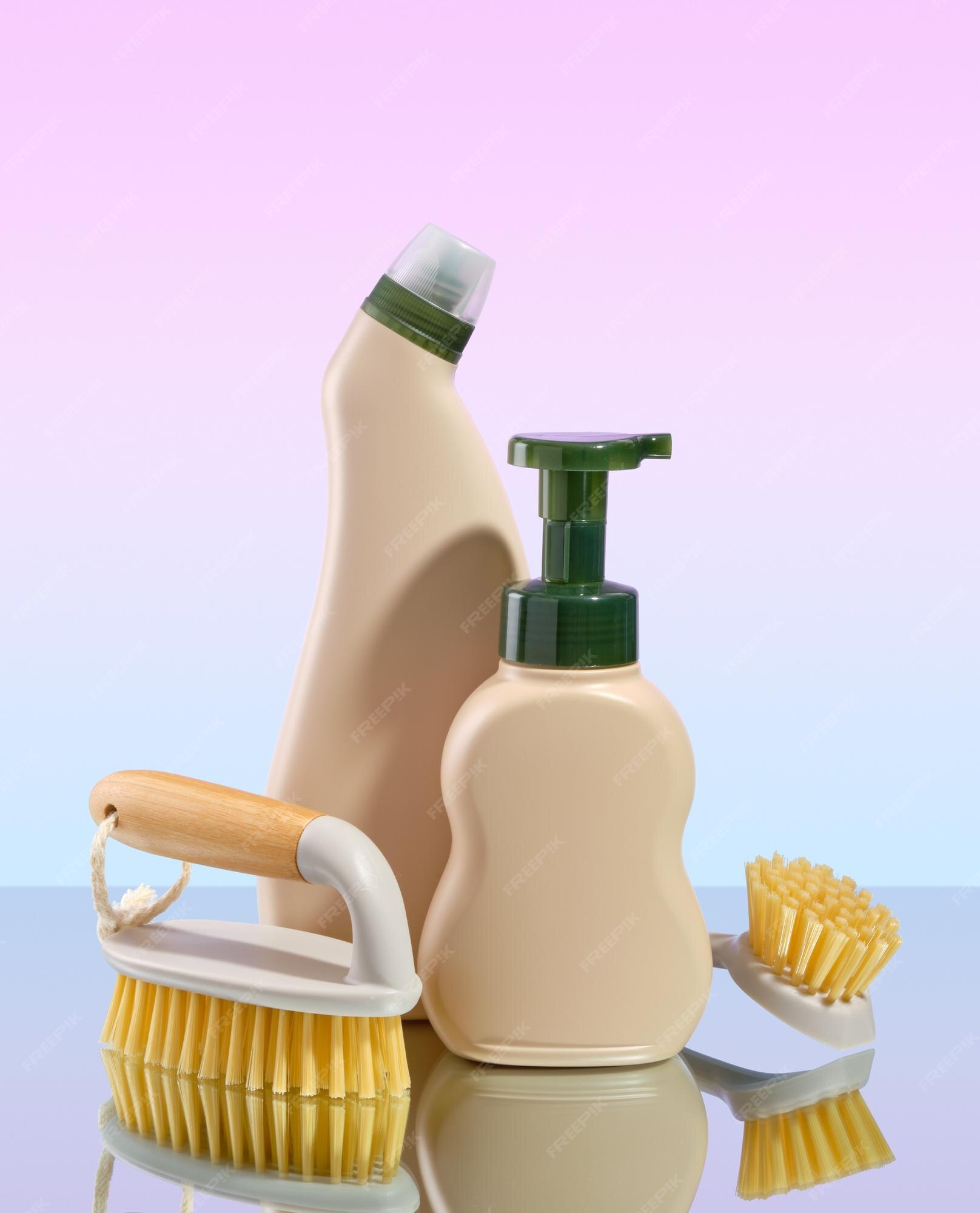 Productos de limpieza cepillos para la limpieza rutina del hogar