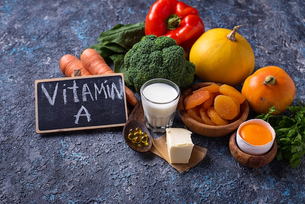Productos saludables ricos en vitamina A