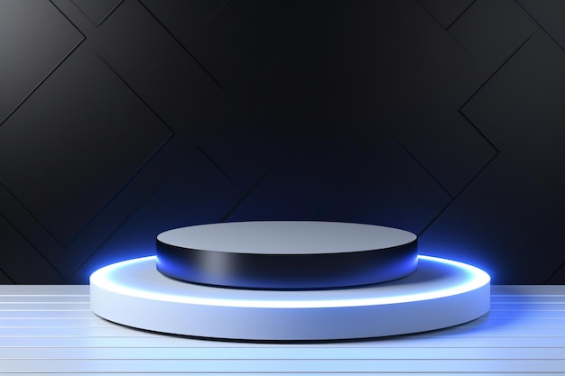 Produktanzeige 3D-Podium-Hintergrund Generative KI