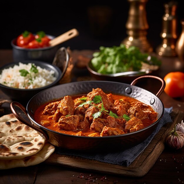 Produktfotos von INDIAN FOOD Schweinefleisch-Curry Rogan Jo