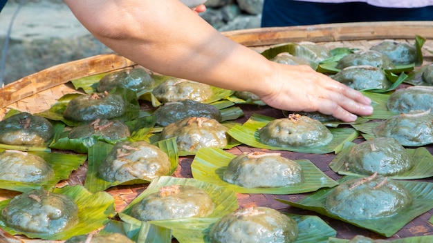 Produktion Ching Ming Festival Anbetung der Ahnenopfer Dampfer Caozai Kueh Kueh