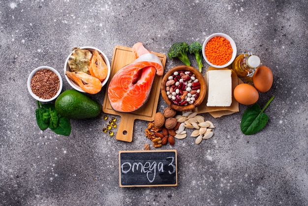 Produktquellen für Omega-3-Säuren