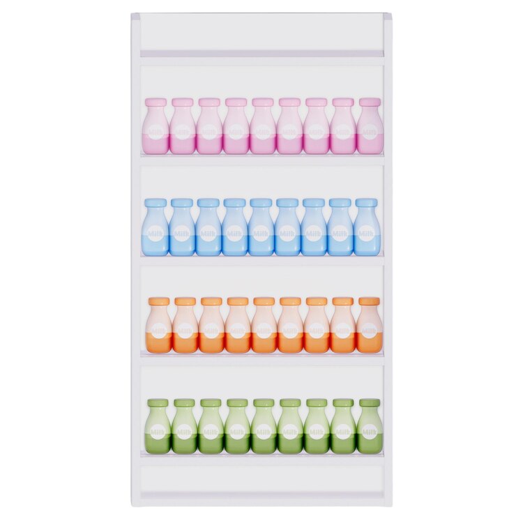 Foto produto lácteo em 3d temática de almofadas 3d rendering de produtos lácteos em 3d em fundo branco
