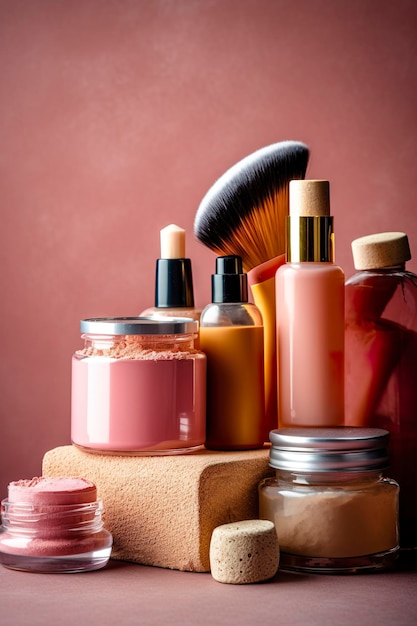 produtos cosméticos de beleza IA generativa