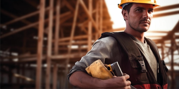 profesión de trabajador de la construcción de seguridad