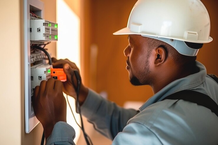 Profesionales de la electrónica que resuelven problemas eléctricos Proporción de servicios eléctricos