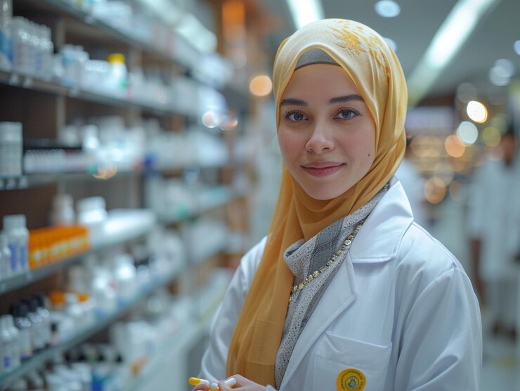 Profesionales de la salud que comprueban el inventario de medicamentos