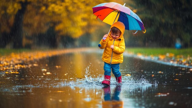 Professional Splashing Rainy In Insights para aplicaciones modernas