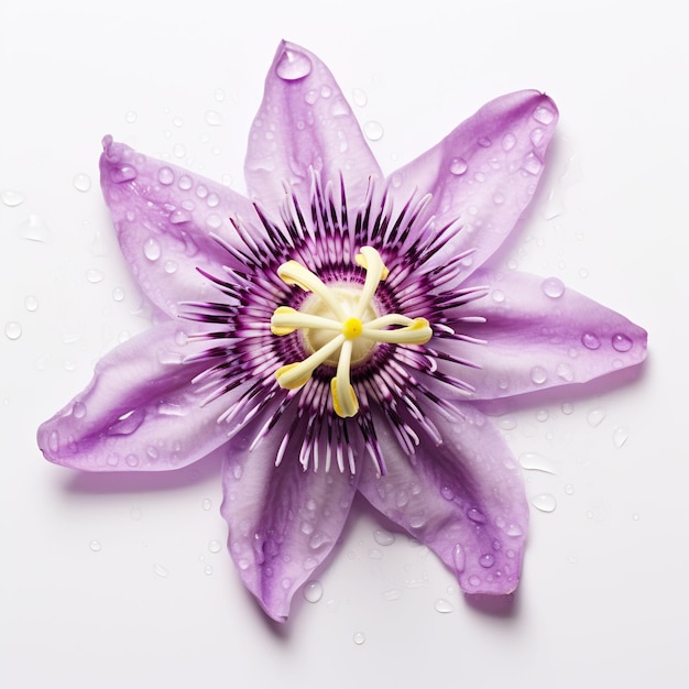 Professionelle Blattdekorationen Saubere Blume Isolierte und elegante TopView Schönheit Blatt Natürlich