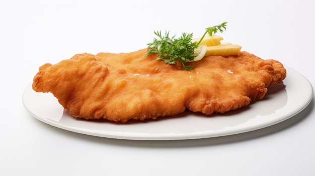 Professionelle Food-Fotografie von Schnitzel