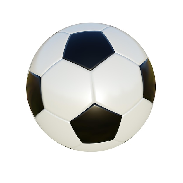 Professioneller Fußball 3D-Rendering