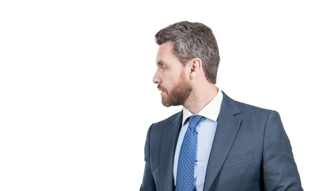 Professioneller Lebensstil Professioneller Mann, isoliert auf weiss Professionalismus kopieren Raum