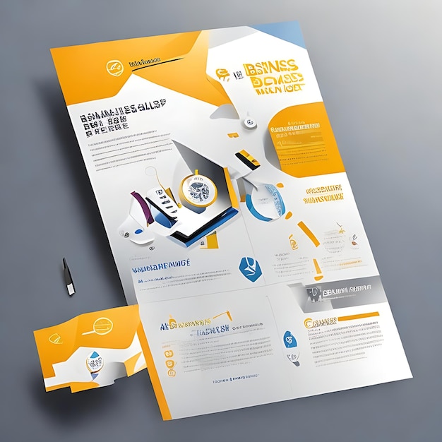 Professionelles Business-Flyer-Design