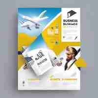 Foto professionelles business-flyer-design