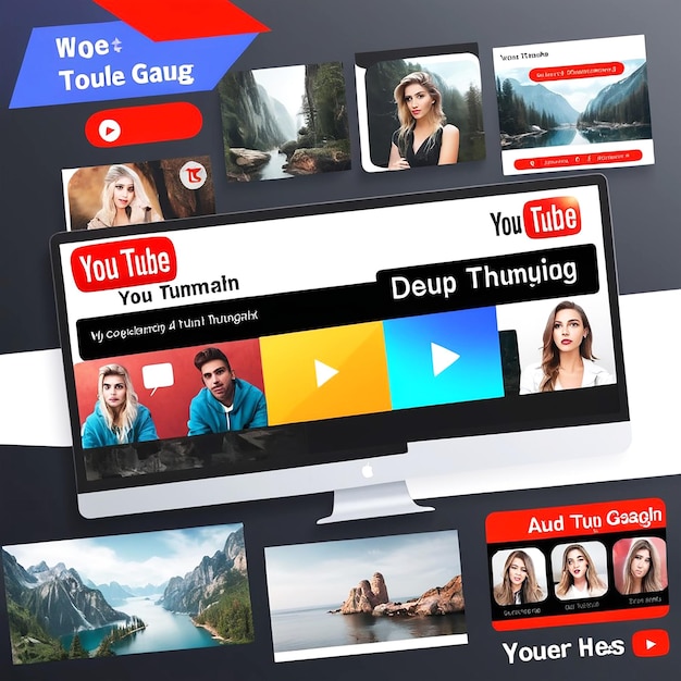 Professionelles YouTube-Miniaturbilddesign