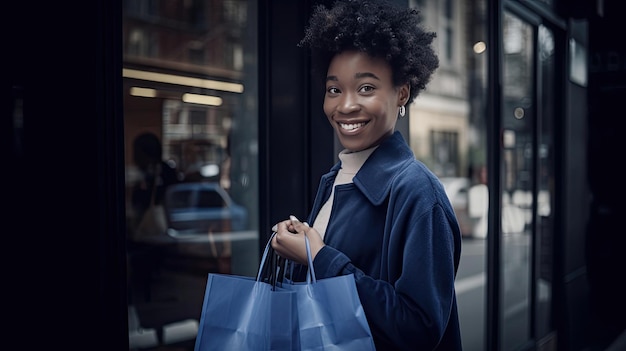 Profissional Feliz com Bolsa Indigo