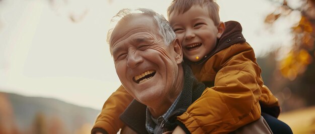 La profunda conexión entre el abuelo y el nieto