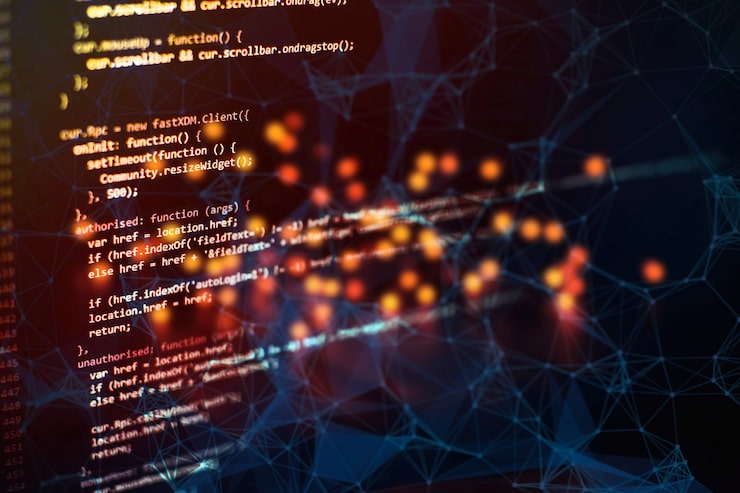 Foto la programación de computadoras a menudo abreviada a programación es un proceso para la formulación original de un problema de computación en programas de computadora ejecutables tales como análisis, desarrollo, algoritmos y verificación.