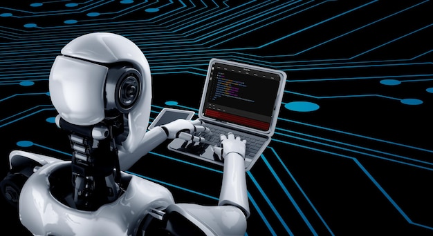 Programación de desarrollo de software en la pantalla de la computadora para aplicaciones modernas