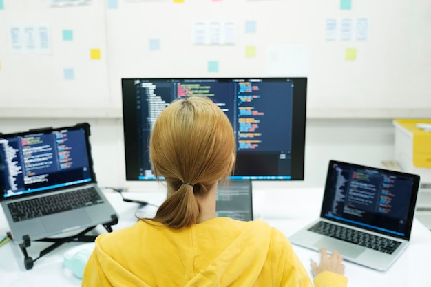 El programador es la codificación y la programación de software