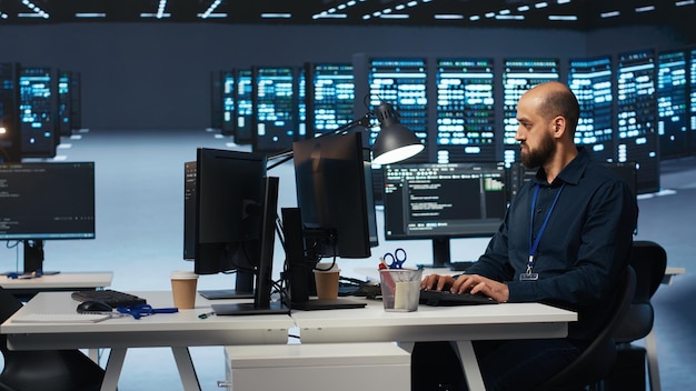 Programador de TI que protege las supercomputadoras contra el acceso no autorizado