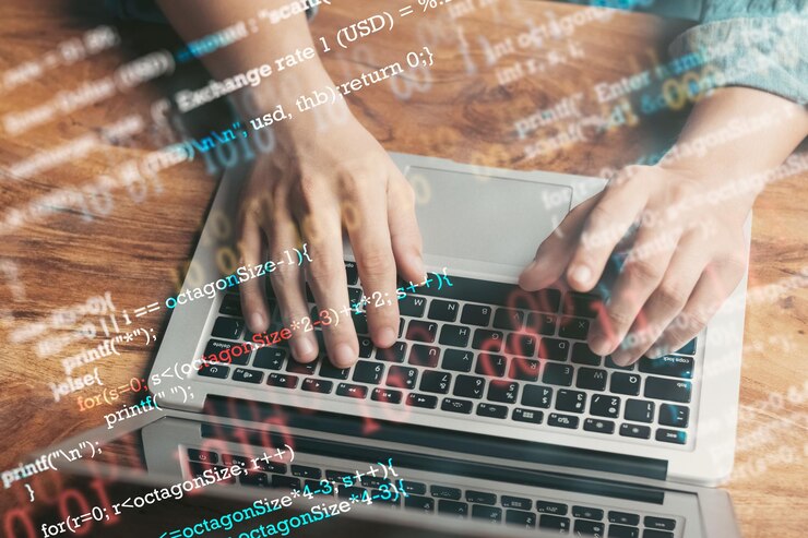 Foto programadores y tecnologías de ciberseguridad diseñan sitios web y conceptos de seguridad en el ciberespacio del mundo social