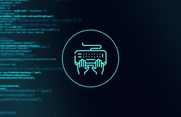 Foto programmierung neuer computersysteme codierungskonzept moderner internet-netzwerke