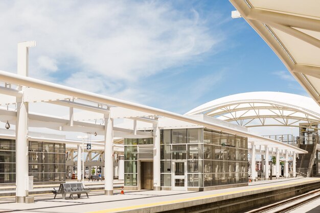 Progresso da remodelação da union station em denver.