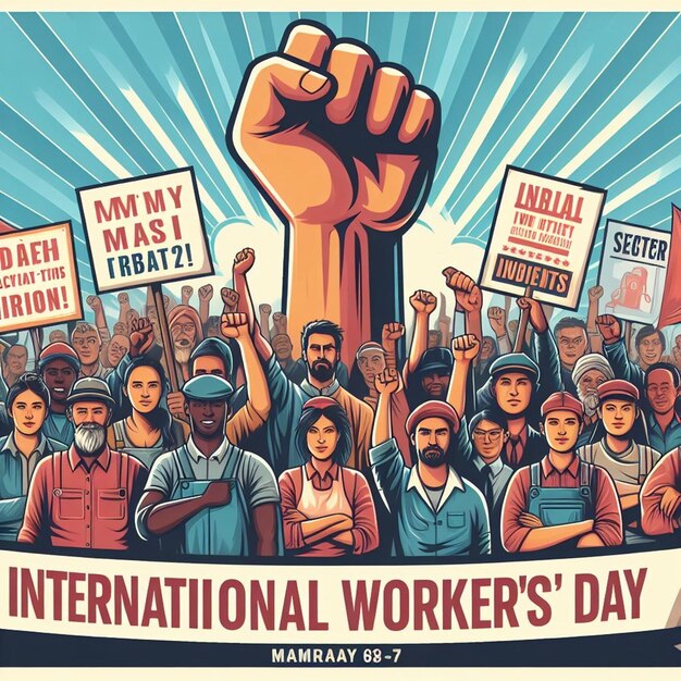 Projetando para 1º de maio, Dia Internacional do Trabalhador e Primeiro de Maio