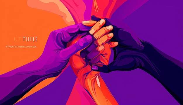 Projetar uma capa animada para 'In This Together' com o tema de unidade e resiliência