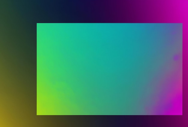Projete um cartão da moda com luzes de néon de brilho digital gradiente vibrante e um holográfico de verão