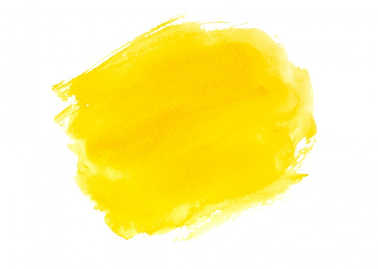 projeto amarelo da textura do fundo da pintura da aguarela
