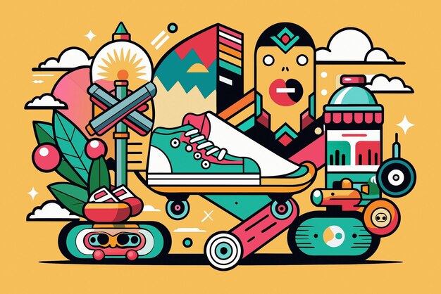 Projeto de Arte Colaborativa de Skate Lifestyle Brand