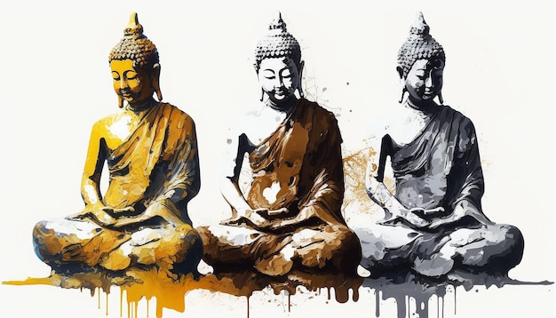 Projeto de Buda para Buda Purnima, Generative a