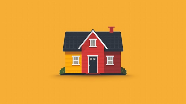 projeto de ilustração vetorial de ícone isolado exterior da casa