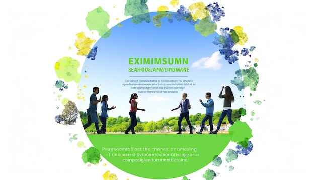 Projeto de intercâmbio de jovens do Erasmus Viver verde Respirar verde Proteger tema verde Ecologia Vida saudável
